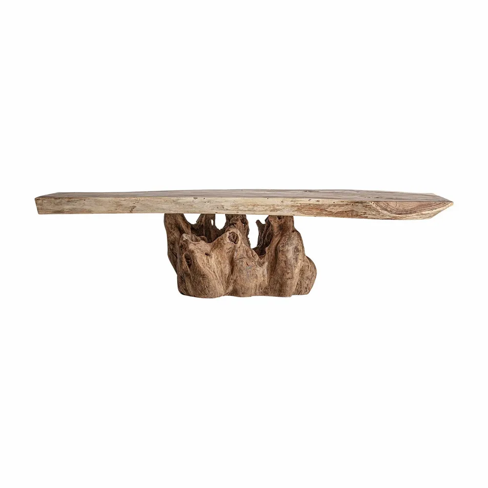 Tables basses - Table basse en bois de suar marron 200x110x52 cm - VICAL