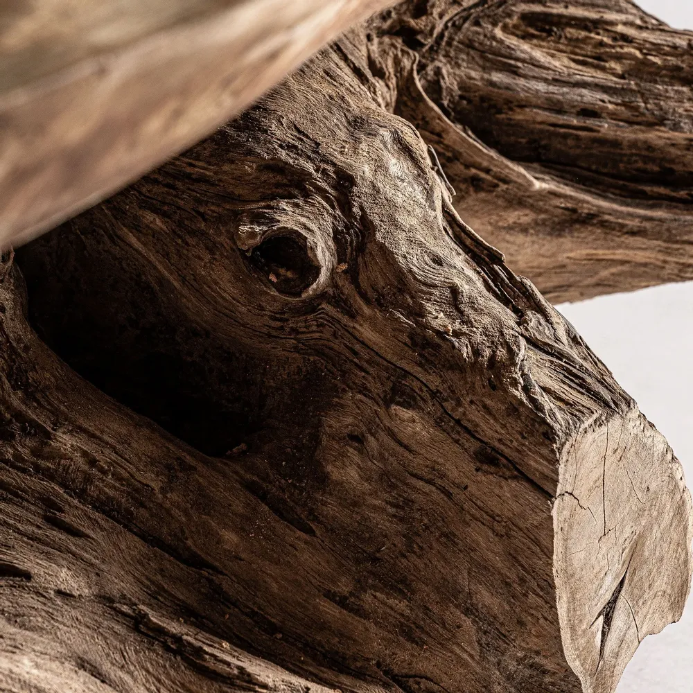 Tables basses - Table basse en bois de suar marron 200x110x52 cm - VICAL