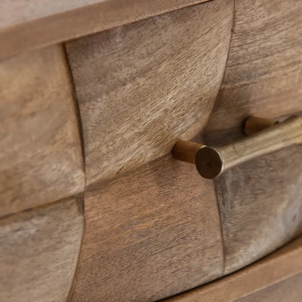 Commodes - Commode en fer marron 120x38x80 cm - VICAL