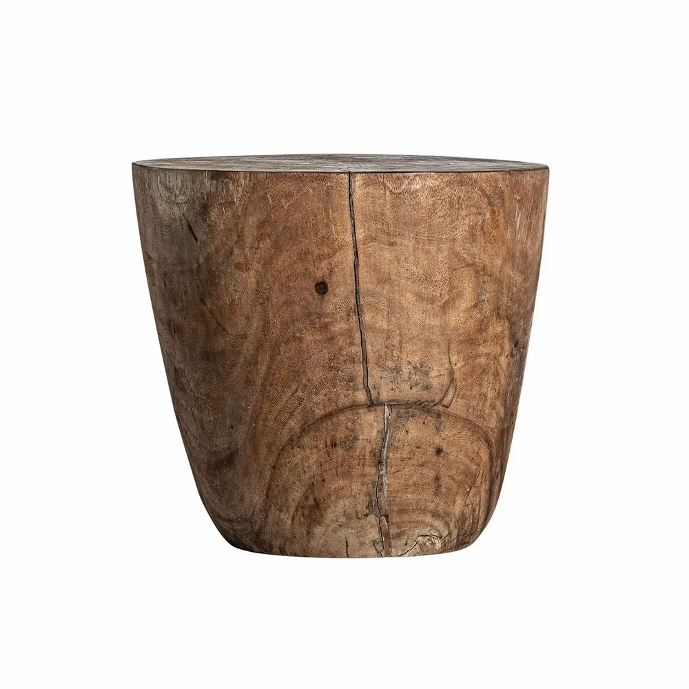 Other tables - Brown tropical wood coffee table 50x50x47 cm - VICAL