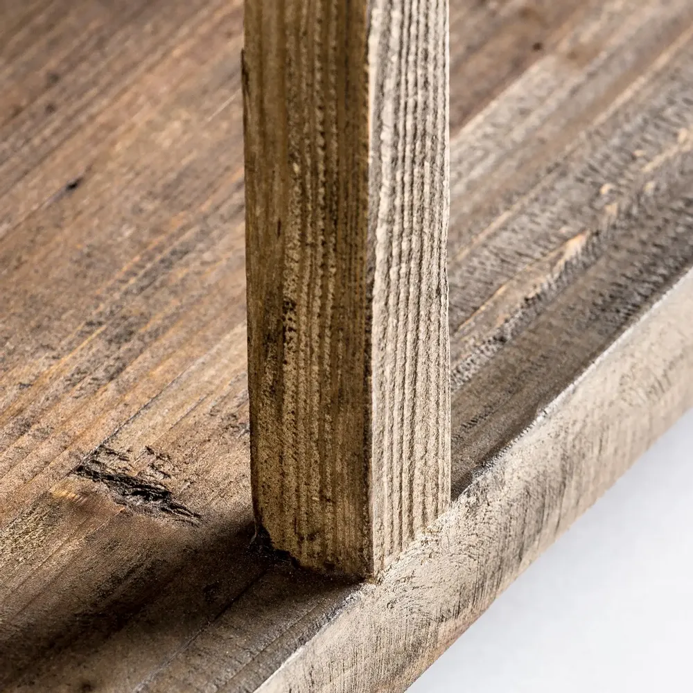 Consoles - Console en bois de pin recyclé marron 190x45x80 cm - VICAL