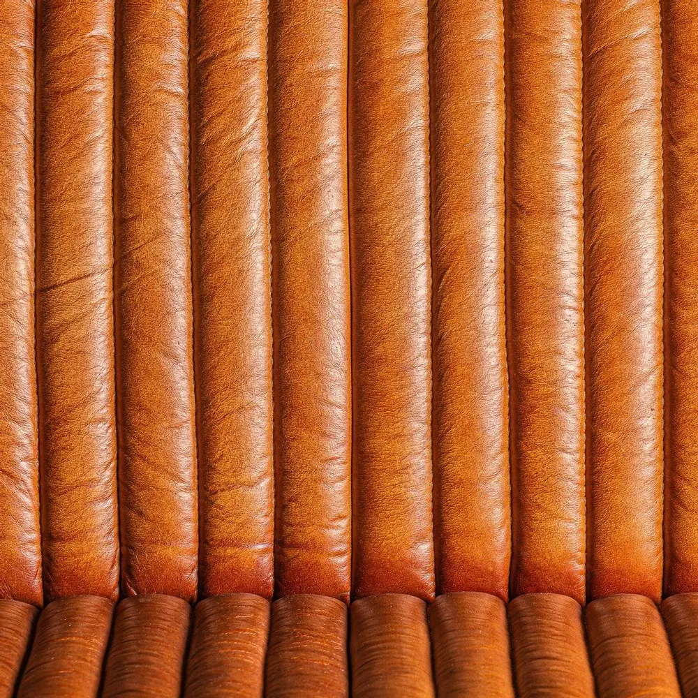 Other tables - Brown iron sofa 124x62x92 cm - VICAL