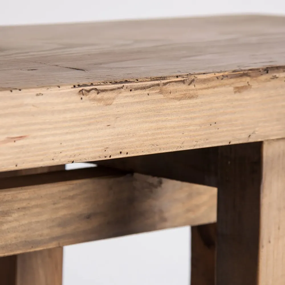 Consoles - Console en bois de pin recyclé marron 200x40x76 cm - VICAL