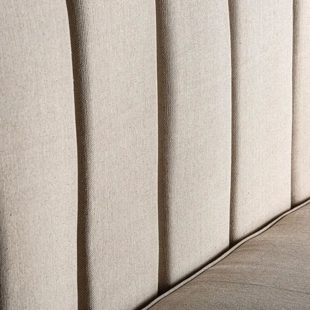 Other tables - Off-white teak wood sofa 172x60x114 cm - VICAL