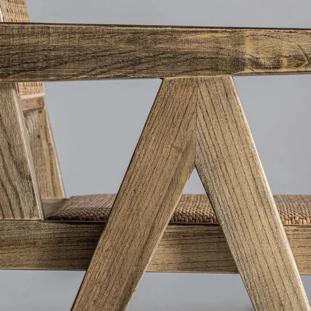 Chaises - Chaise en bois d´orme marron 57x59x85 cm - VICAL