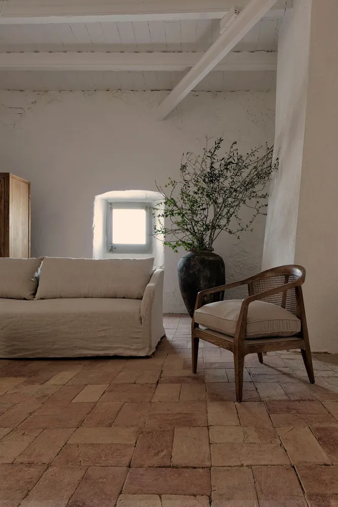 Armchairs - Nounces brown ash wood armchair 65x74x78 cm - VICAL