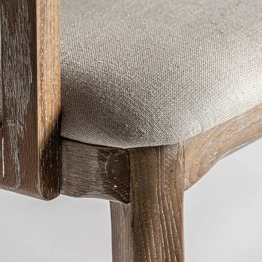 Chaises - Chaise en bois de frêne blanc cassé 57x60x86 cm - VICAL