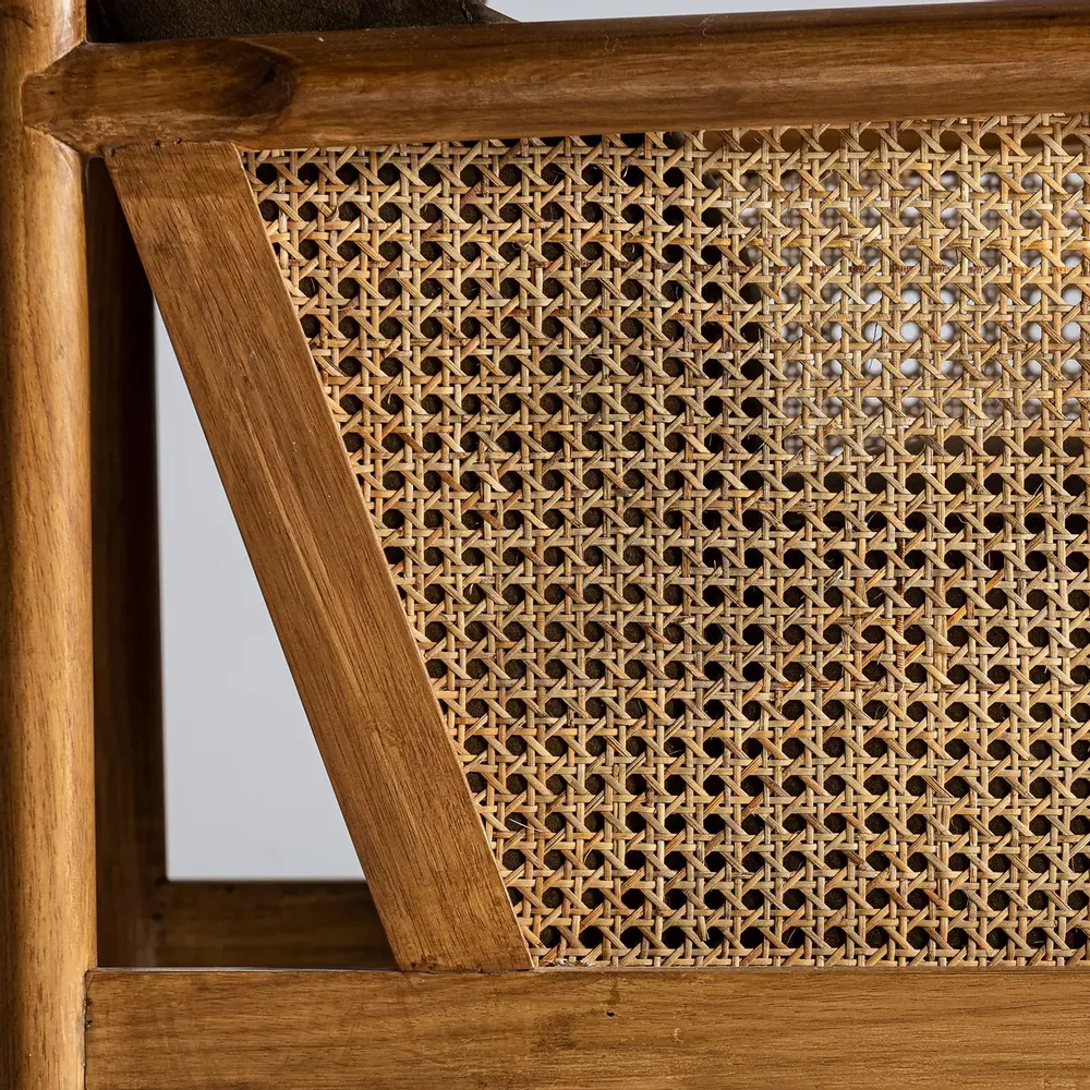 Armchairs - Camel rattan armchair 73x85x86 cm - VICAL