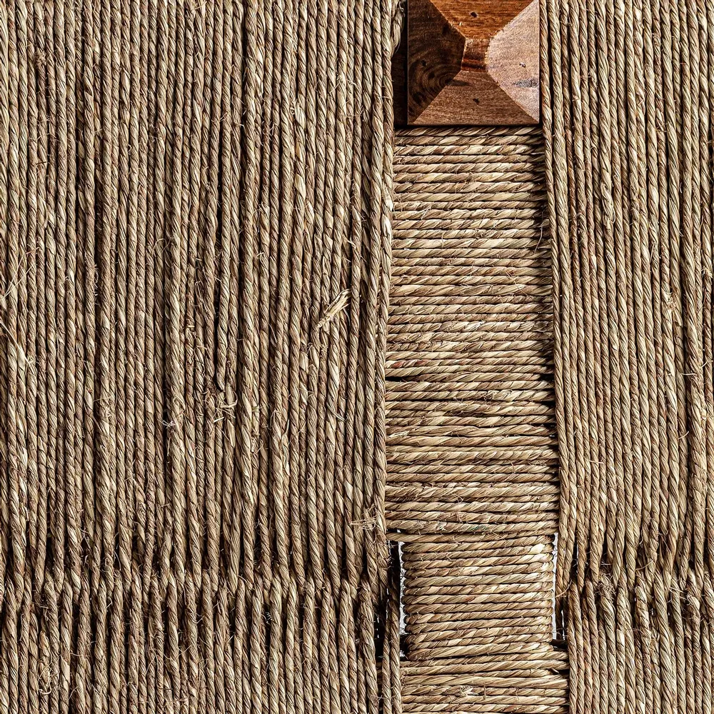 Bancs - Banc en jute marron 191x41x44 cm - VICAL