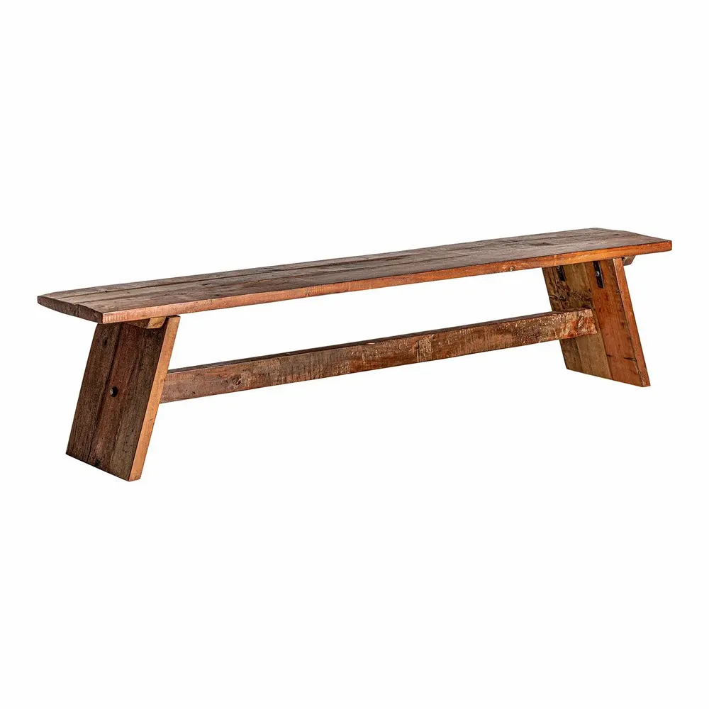 Bancs - Banc en bois de mangue marron 200x35x48 cm - VICAL