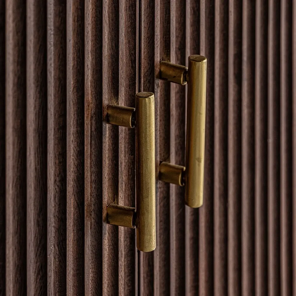 Meubles TV - Meuble tv en bois de mangue marron 200x42x62 cm - VICAL