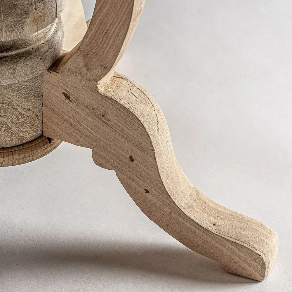 Autres tables  - Table basse en bois de teck marron 60x60x70 cm - VICAL