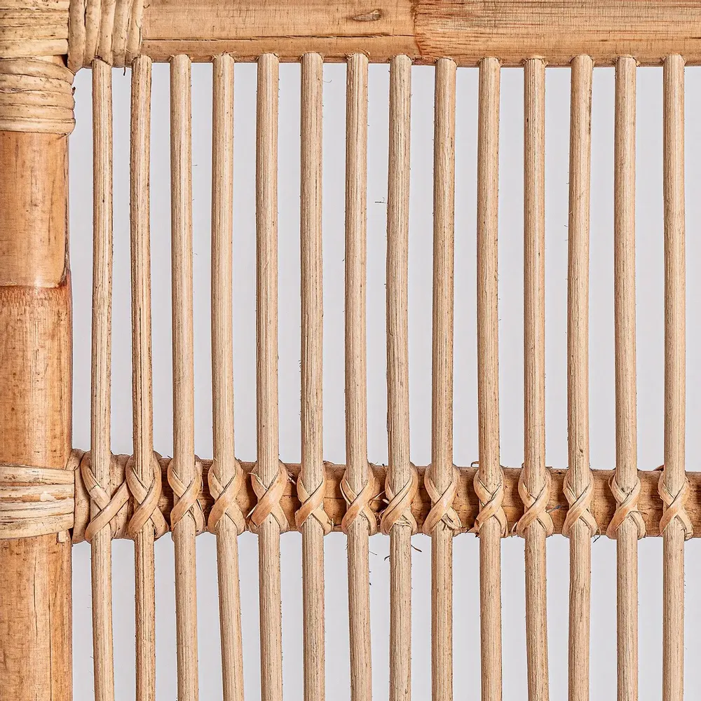 Chairs - Brown rattan chair 53x56x81 cm - VICAL