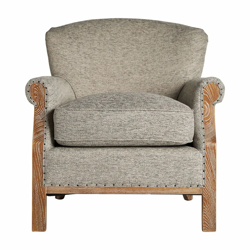 Fauteuils - Fauteuil en polyester gris 74x80x78 cm - VICAL