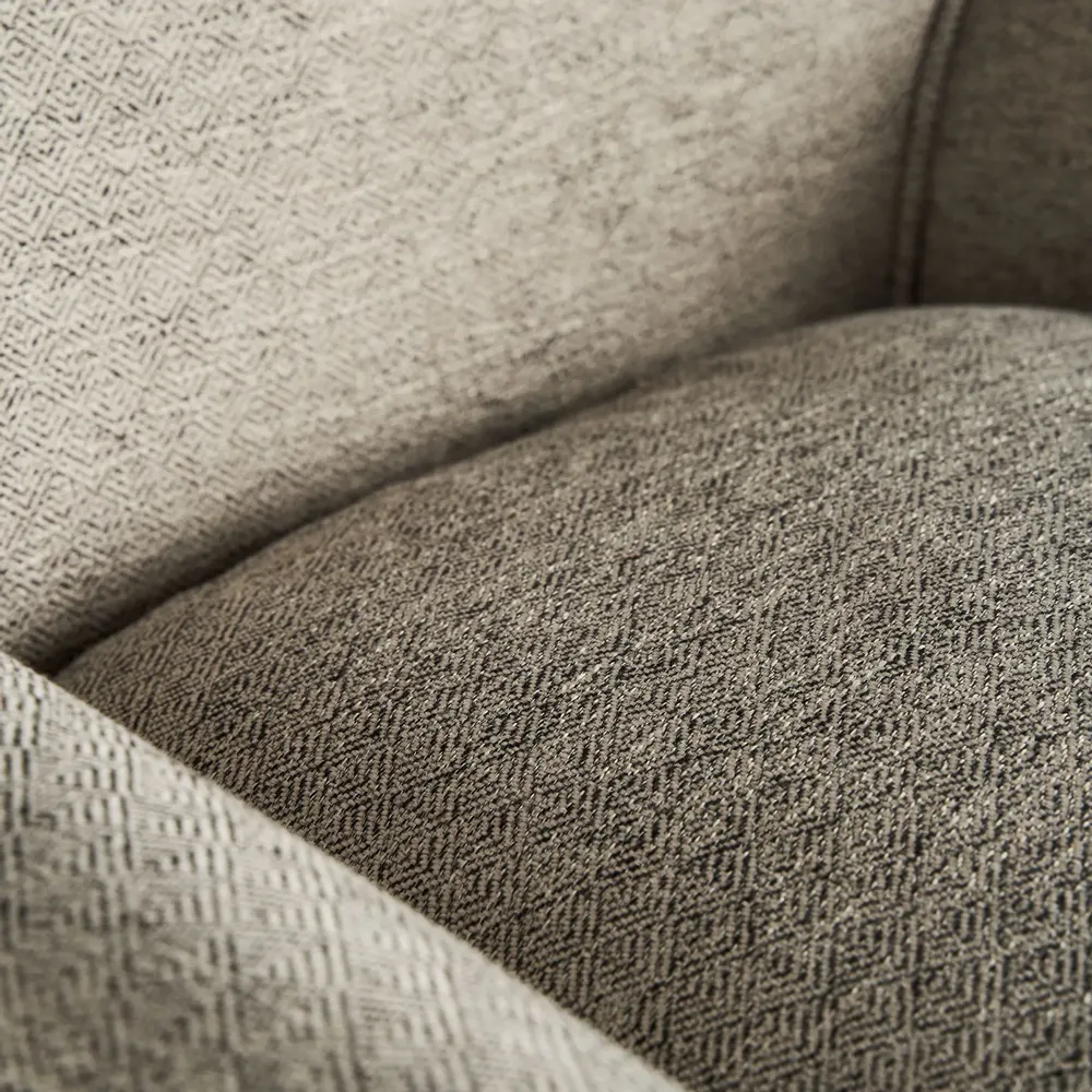 Fauteuils - Fauteuil en polyester gris 74x80x78 cm - VICAL