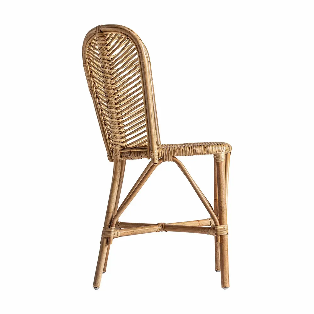 Chairs - Brown rattan chair 47x50x84 cm - VICAL