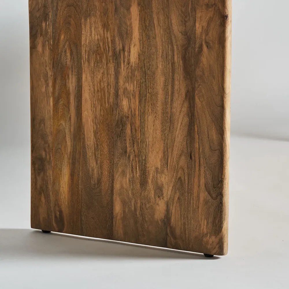 Dining Tables - Brown mango wood living room table 220x100x76 cm - VICAL
