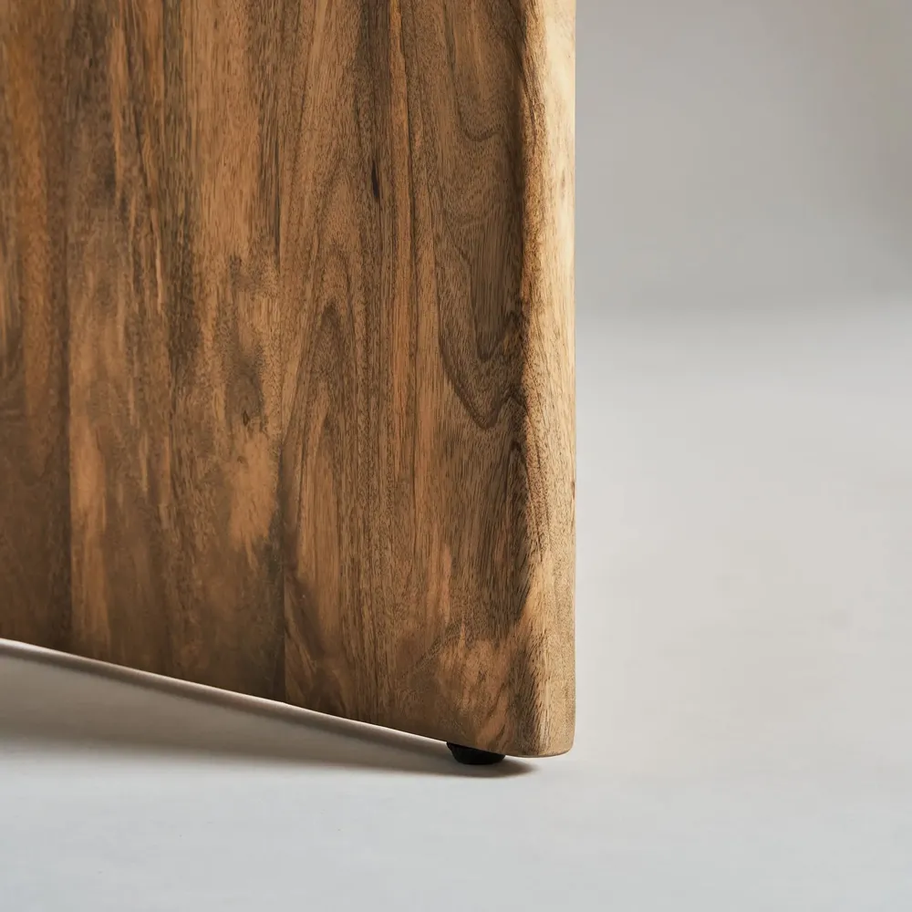 Dining Tables - Brown mango wood living room table 220x100x76 cm - VICAL