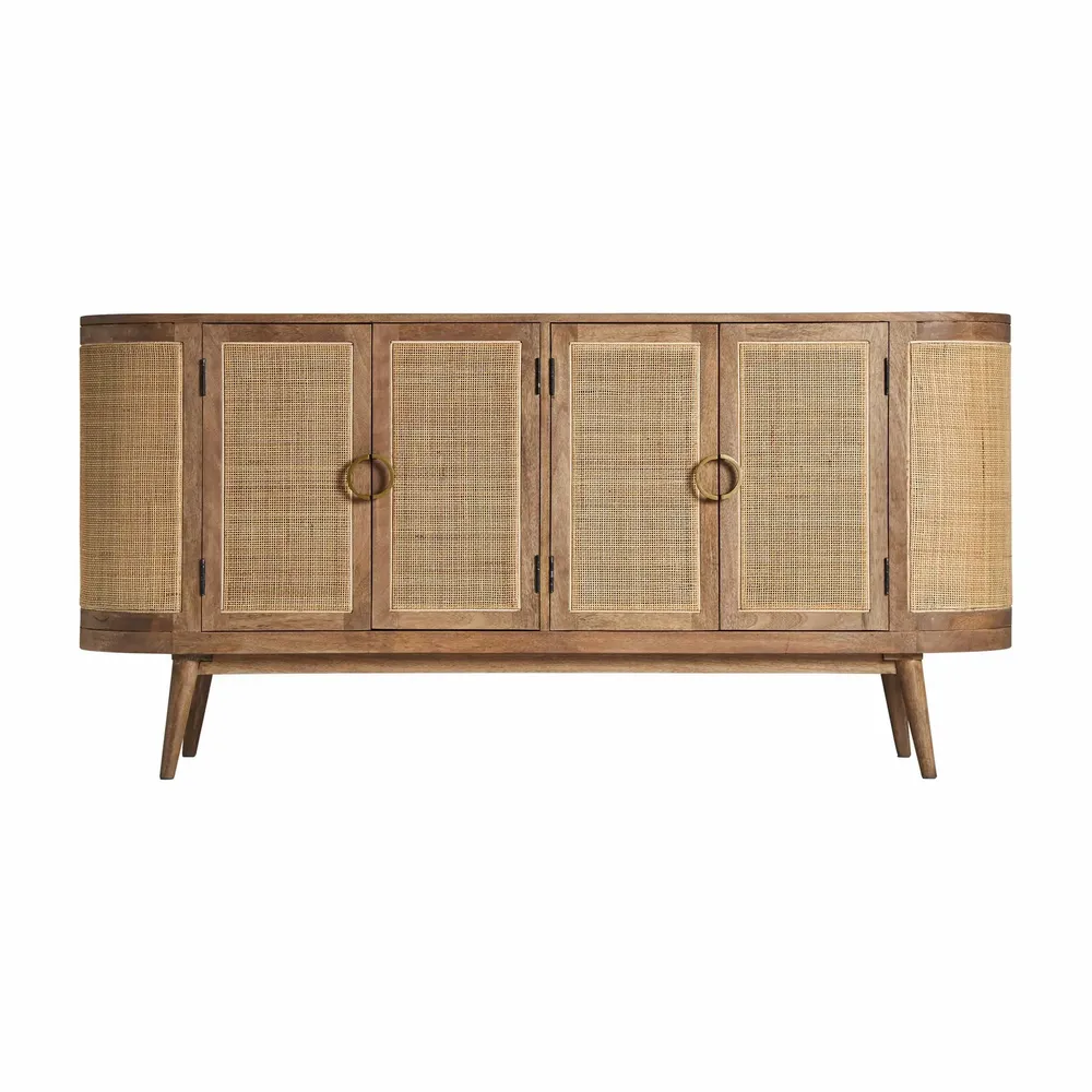 Buffets - Buffet en bois de mangue marron 175x40x85 cm - VICAL