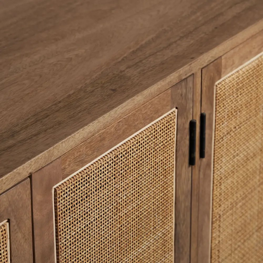 Buffets - Buffet en bois de mangue marron 175x40x85 cm - VICAL