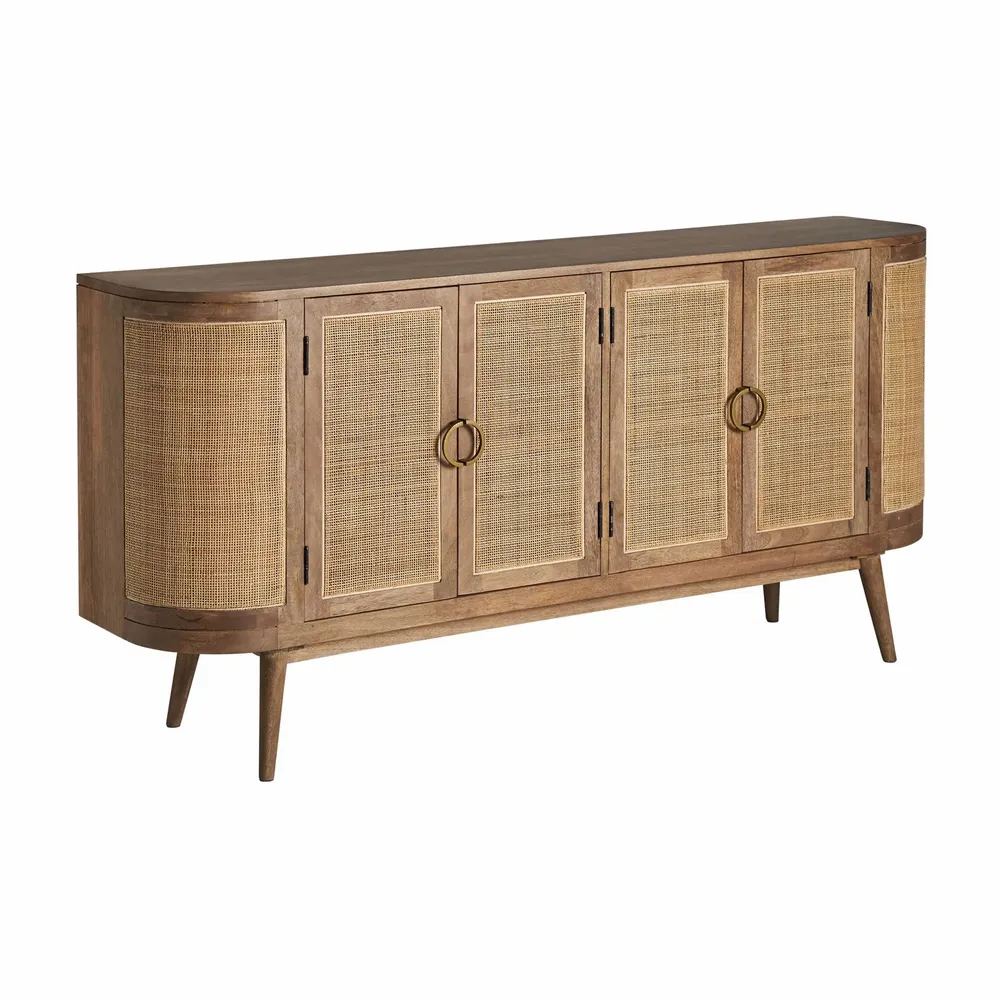 Buffets - Buffet en bois de mangue marron 175x40x85 cm - VICAL