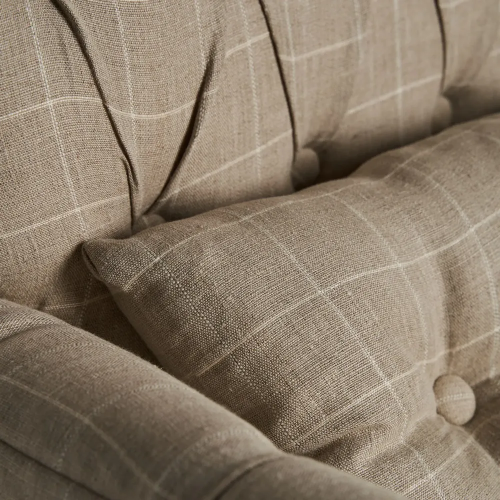 Armchairs - Beige mango wood armchair 73x80x95 cm - VICAL