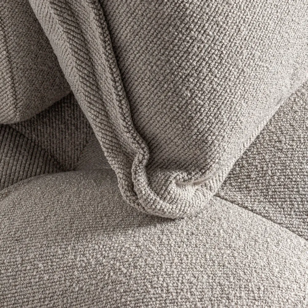 Sofas - Modular sofa in brown pine wood 120x120x78 cm - VICAL