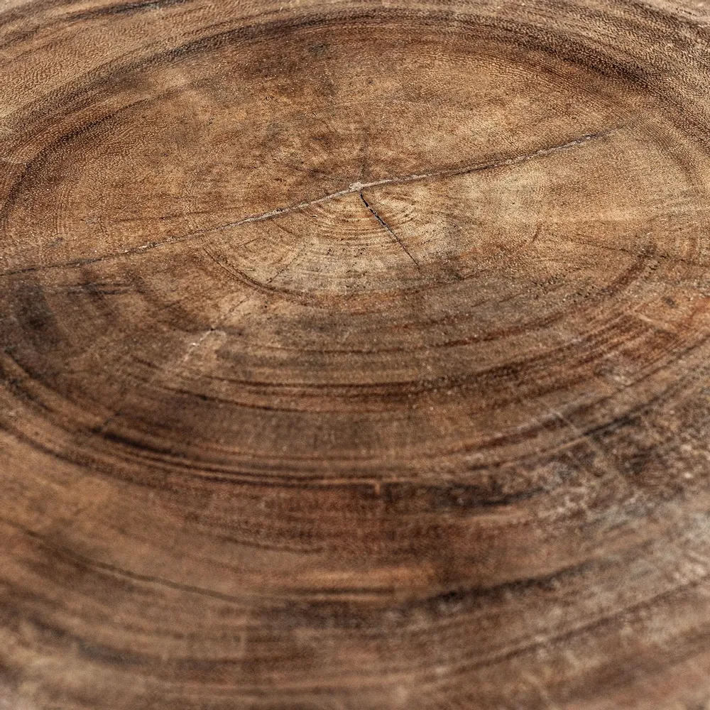 Other tables - Coffee table in brown suar wood 40x40x45 cm - VICAL