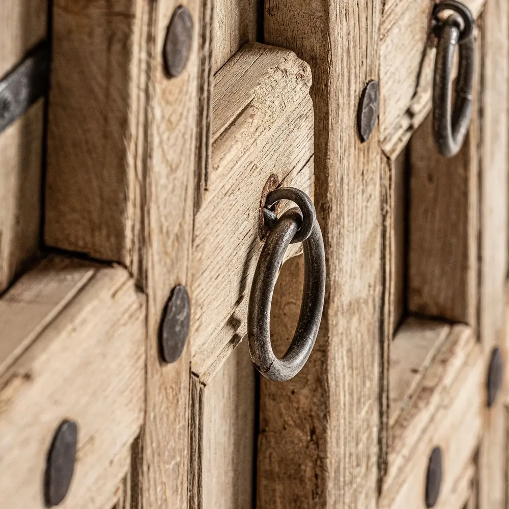 Buffets - Buffet en bois de mangue marron 219x59x102 cm - VICAL