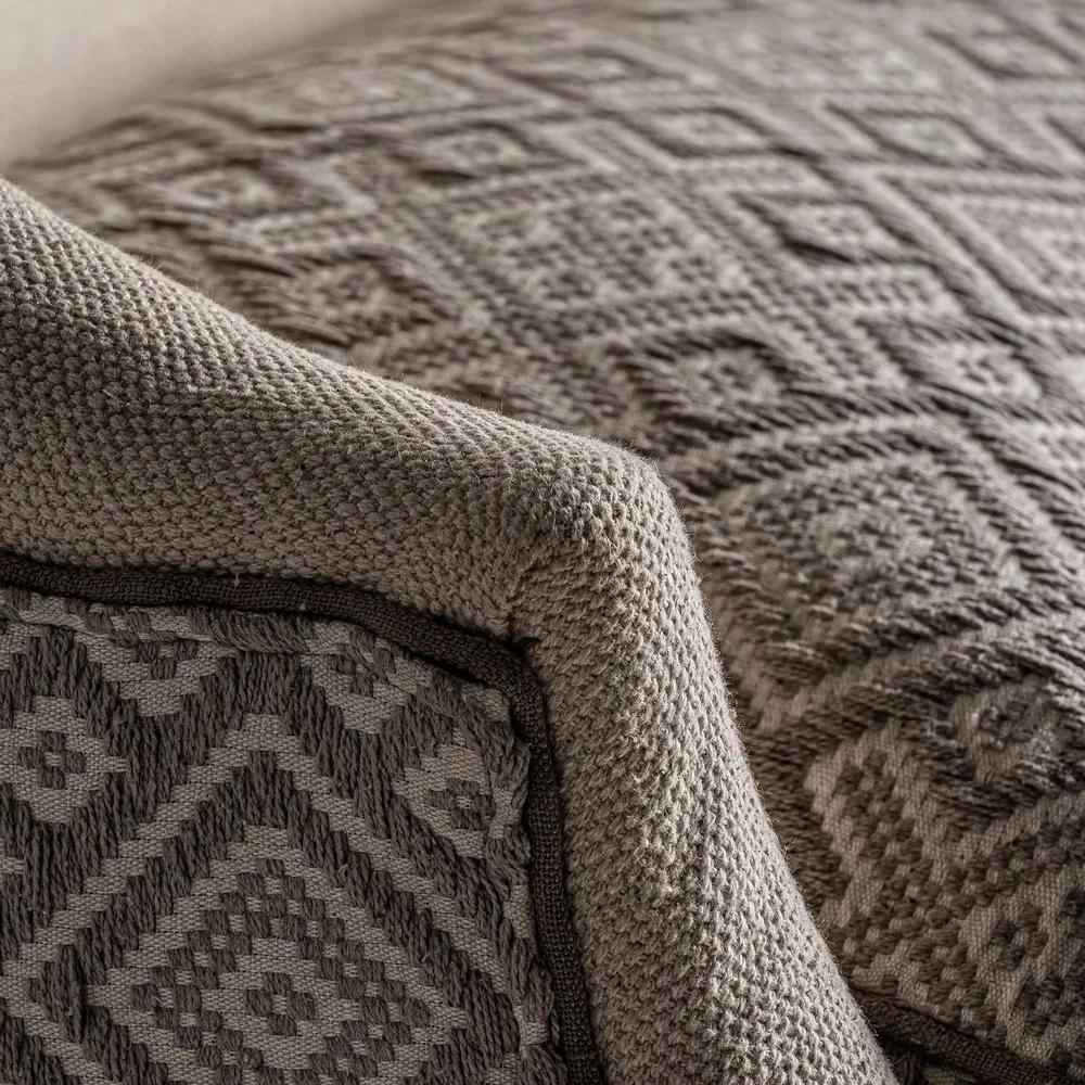 Other tables - Beige mango wood sofa 150x60x123 cm - VICAL