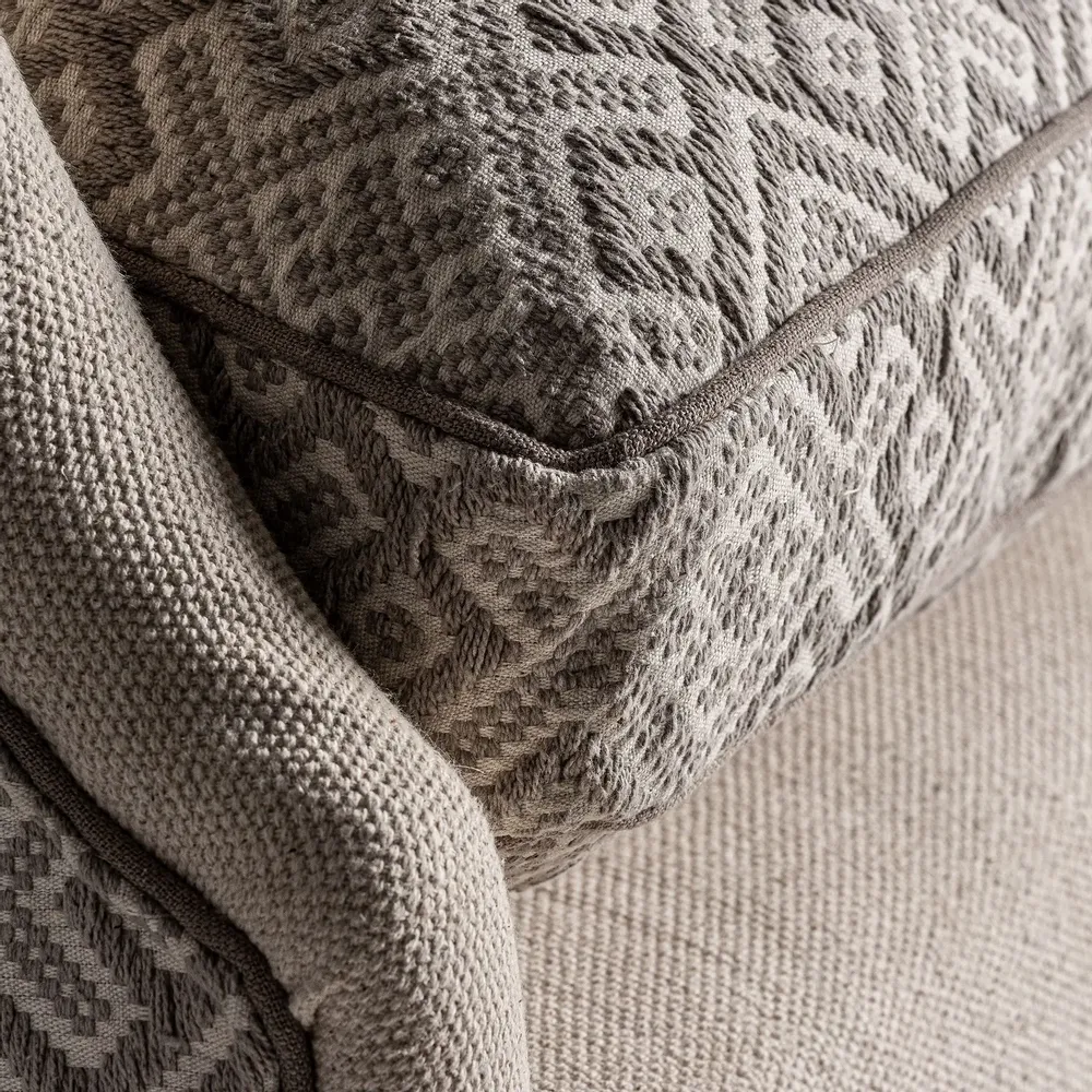 Other tables - Beige mango wood sofa 150x60x123 cm - VICAL