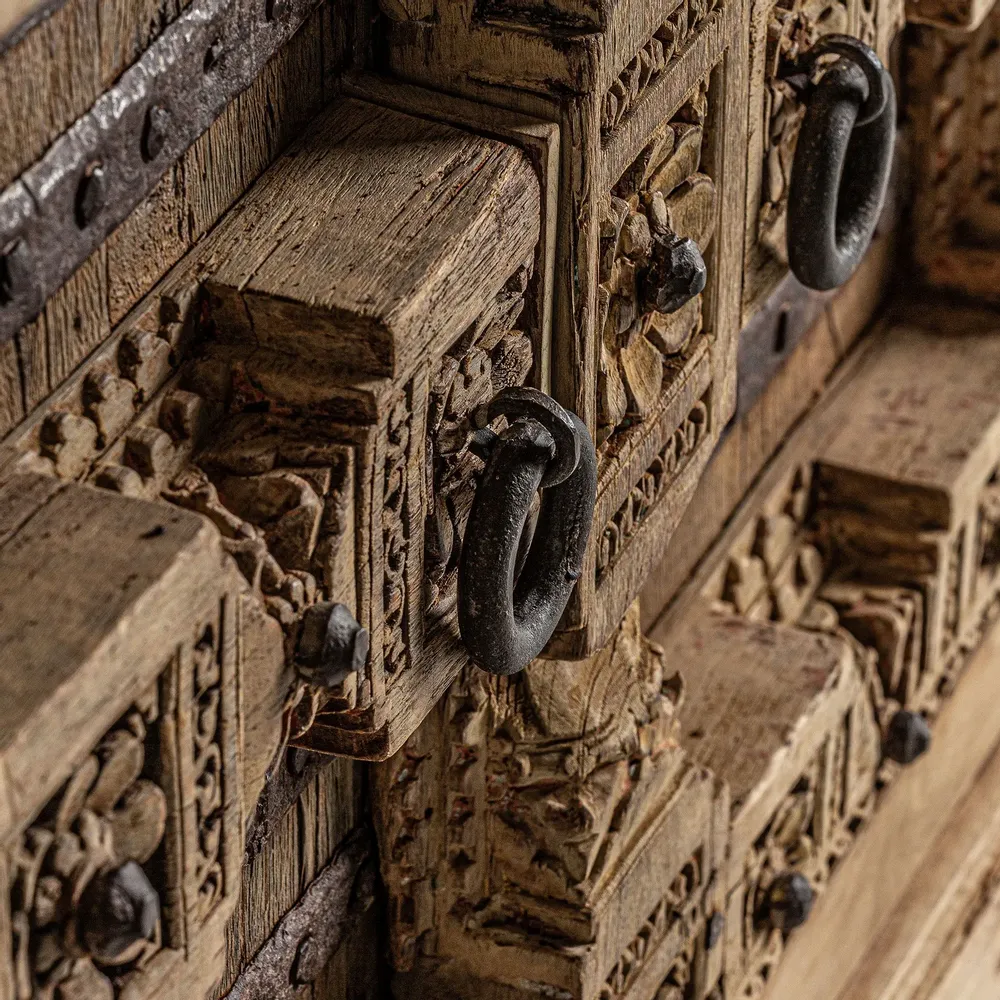 Buffets - Buffet en bois de mangue marron 116x58x89 cm - VICAL