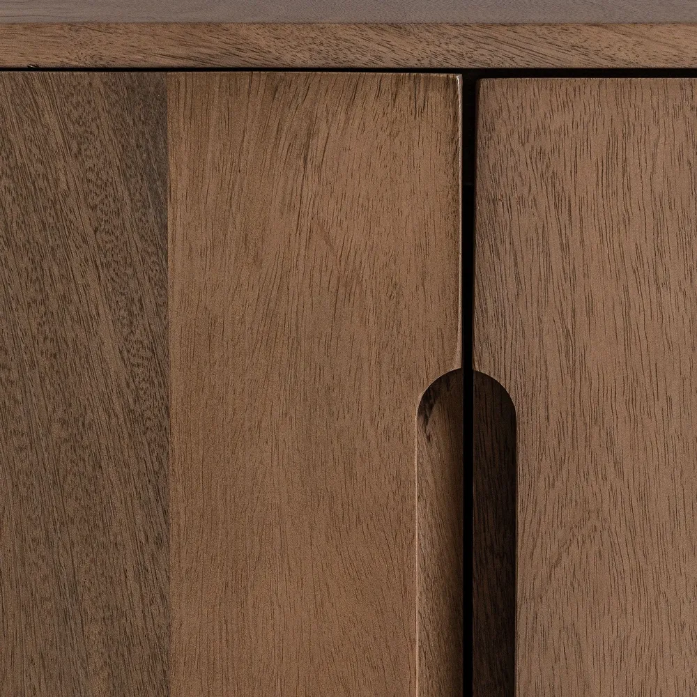 Buffets - Buffet en bois de mangue marron 180x40x81 cm - VICAL