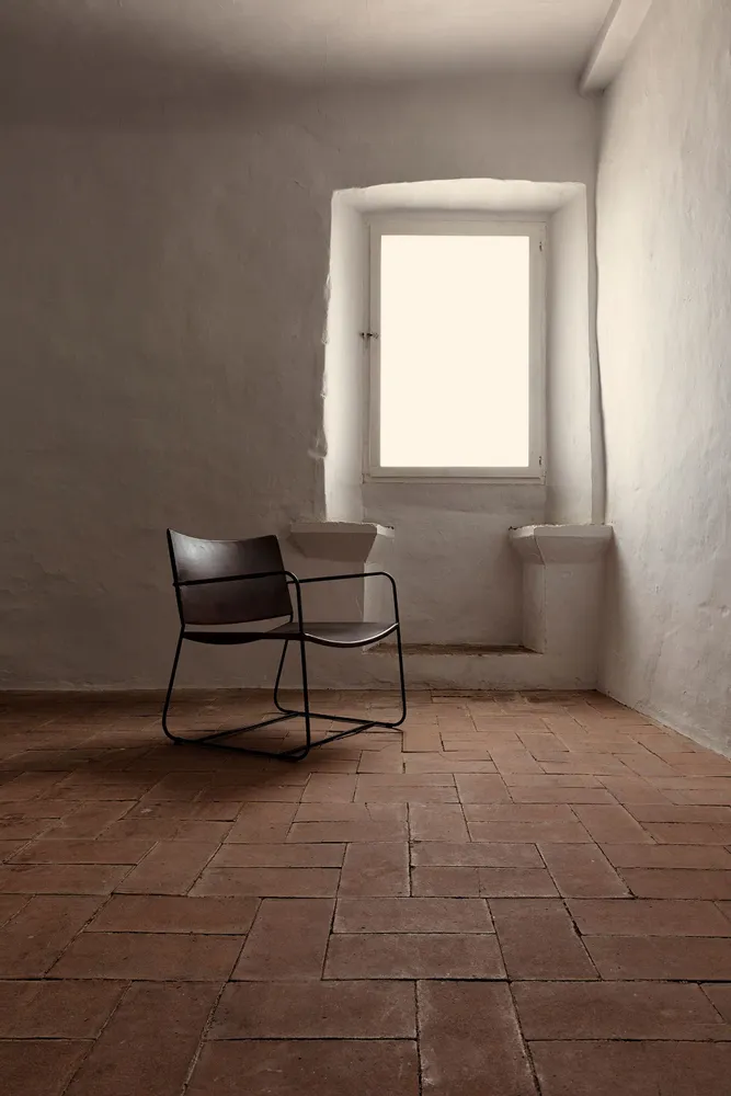 Fauteuils - Fauteuil en fer marron 62x68x73 cm - VICAL