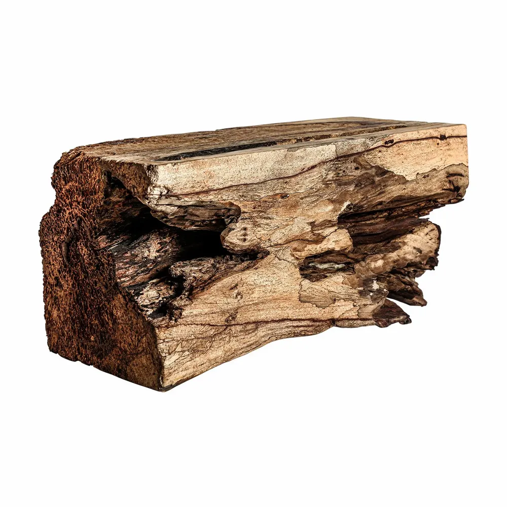 Autres tables  - Table basse en bois de suar marron 41x41x80 cm - VICAL
