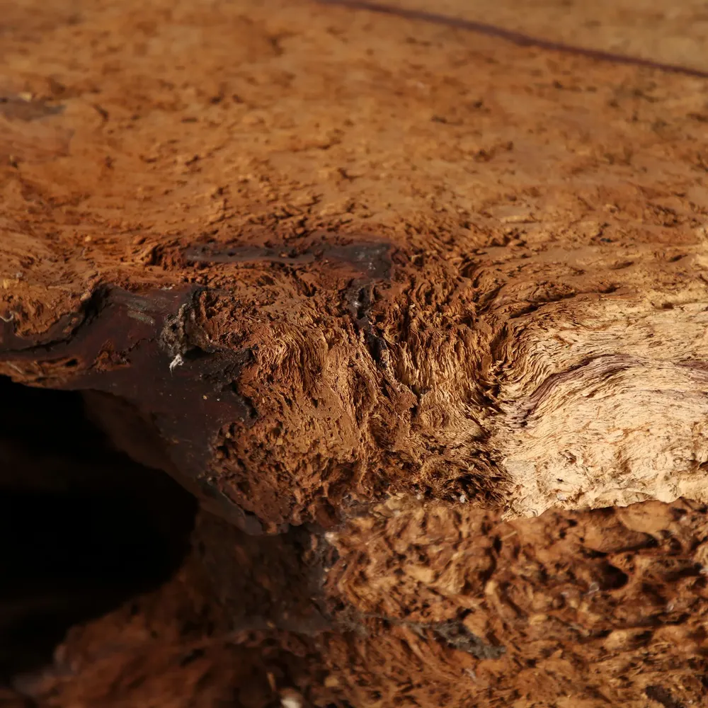 Autres tables  - Table basse en bois de suar marron 41x41x80 cm - VICAL