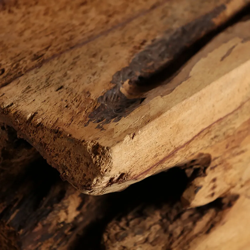 Autres tables  - Table basse en bois de suar marron 41x41x80 cm - VICAL