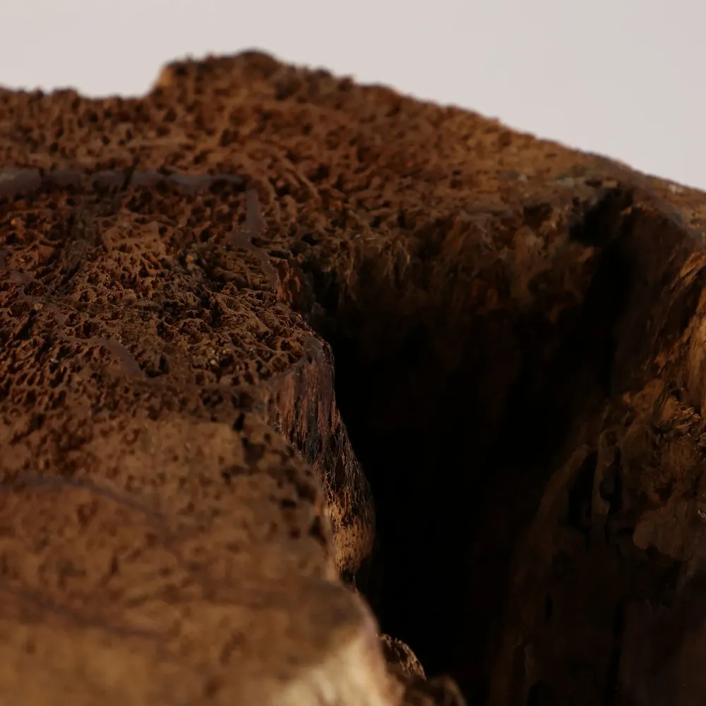 Autres tables  - Table basse en bois de suar marron 41x41x80 cm - VICAL