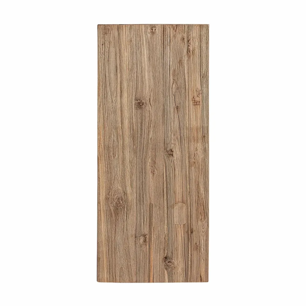 Autres tables  - Table basse en bois de chemin de fer marron 35x35x81 cm - VICAL