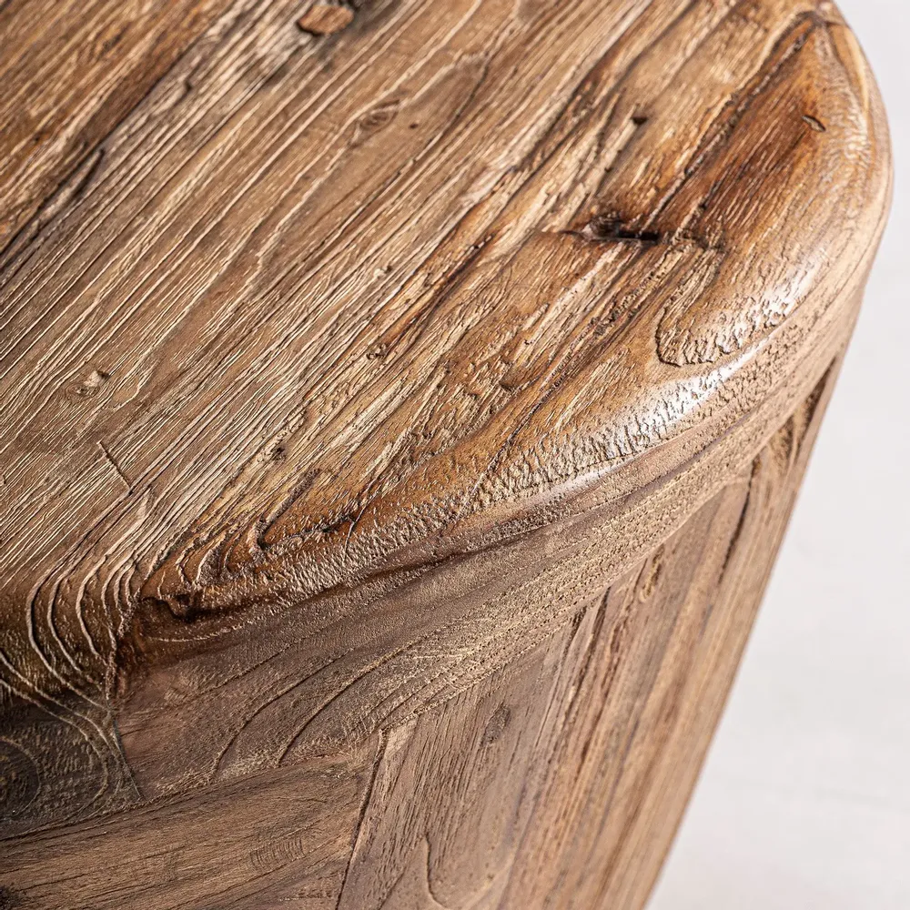 Tables basses - Table basse en bois de teck marron 70x60x34 cm - VICAL