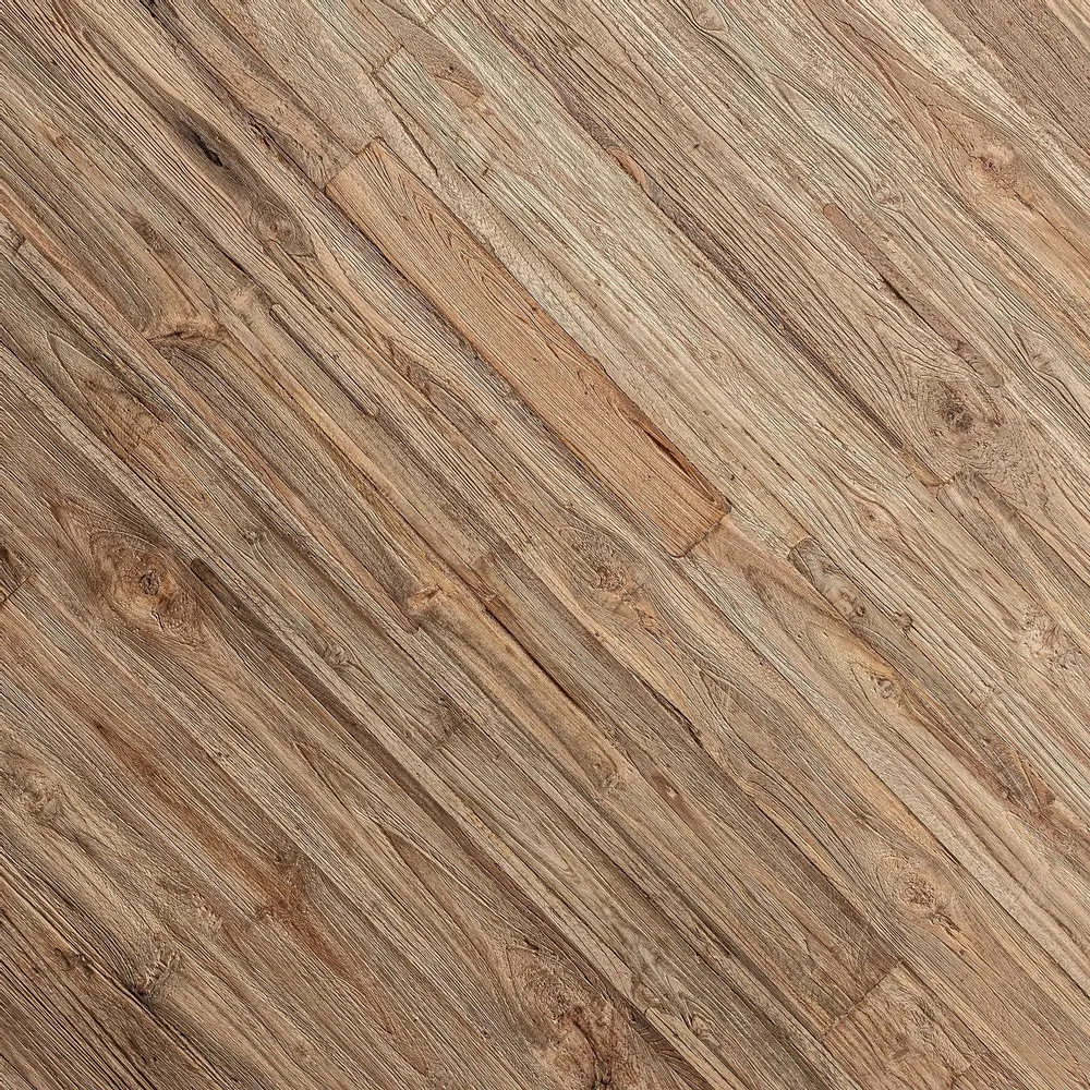 Dining Tables - Brown railway wood lounge table 157x151x76 cm - VICAL