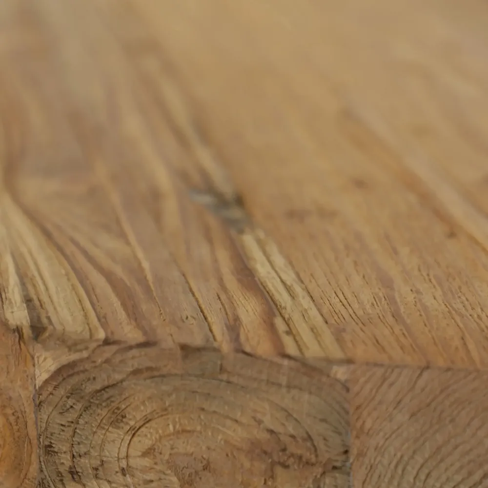 Tables basses - Table basse en bois de chemin de fer marron 90x90x30 cm - VICAL