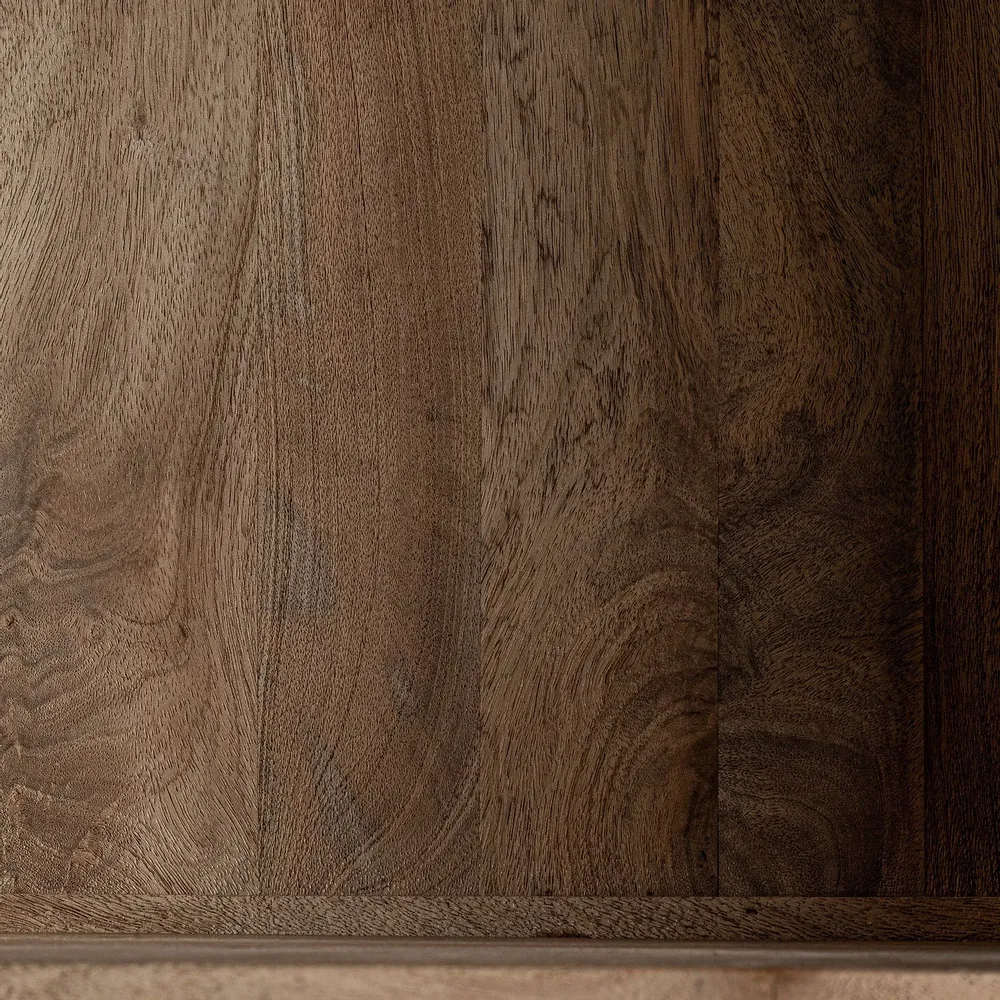 Armoires - Vitrine en bois de mangue marron 90x45x210 cm - VICAL