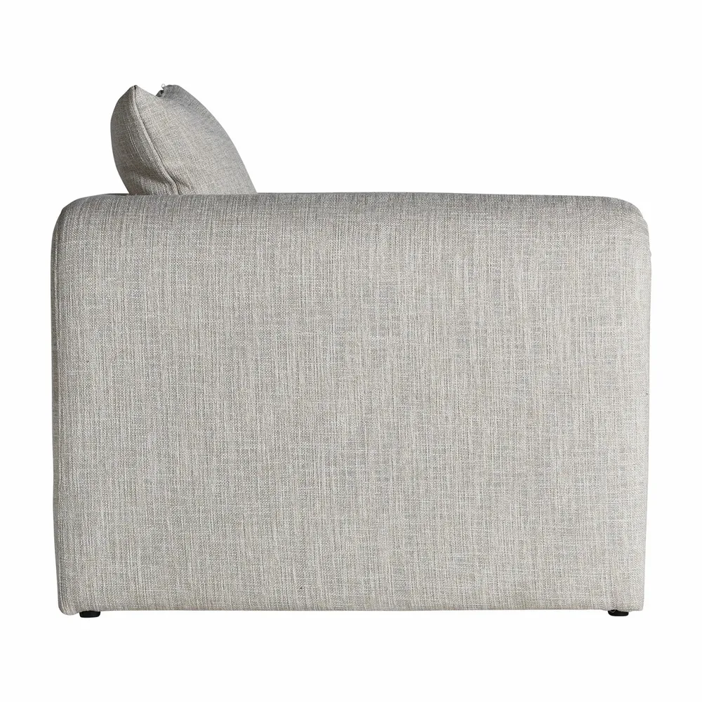 Fauteuils - Fauteuil en bois de pin gris 100x86x81 cm - VICAL