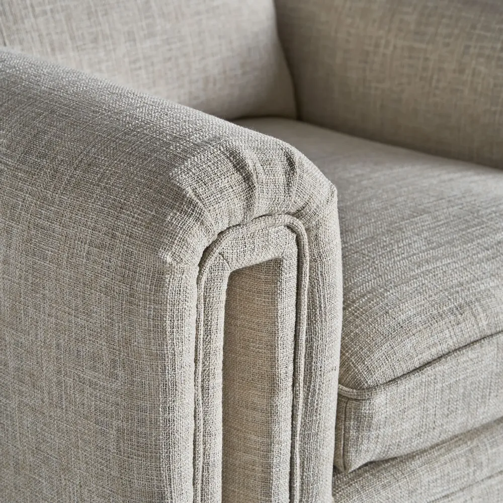 Fauteuils - Fauteuil en bois de pin gris 100x86x81 cm - VICAL