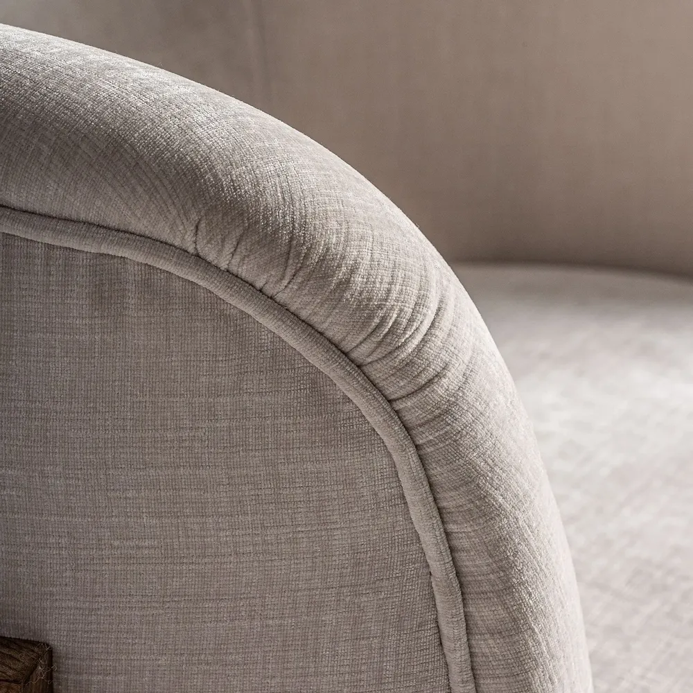 Fauteuils - Fauteuil en bois de pin blanc cassé 109x93x78 cm - VICAL