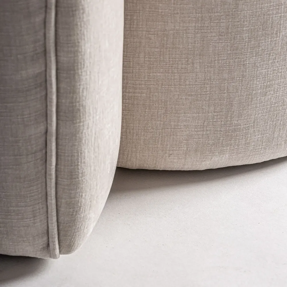 Fauteuils - Fauteuil en bois de pin blanc cassé 109x93x78 cm - VICAL