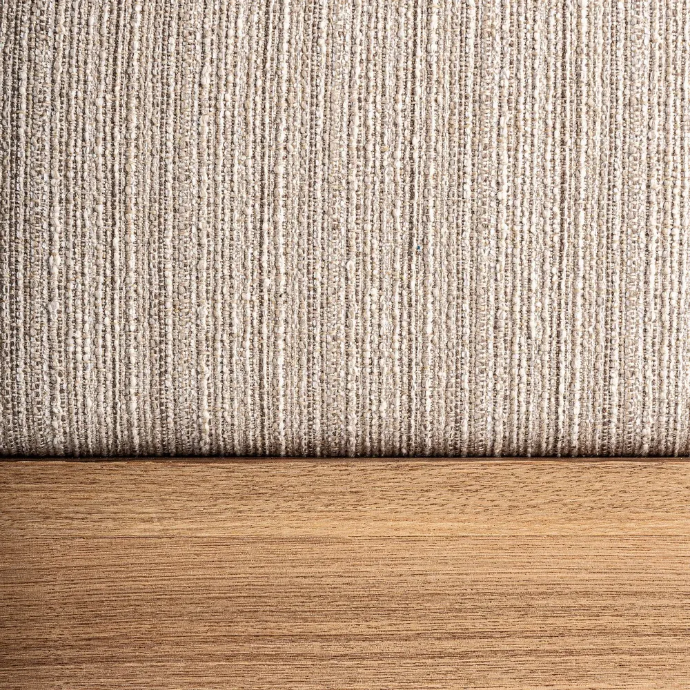 Sofas - Central sofa module in light brown pine wood 90x82x76 cm - VICAL