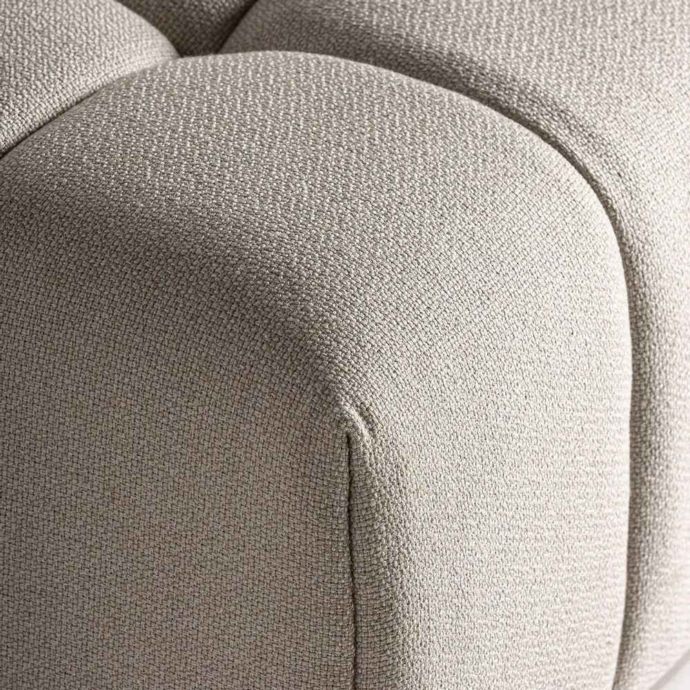 Sofas - Central sofa module in light brown pine wood 95x95x76 cm - VICAL