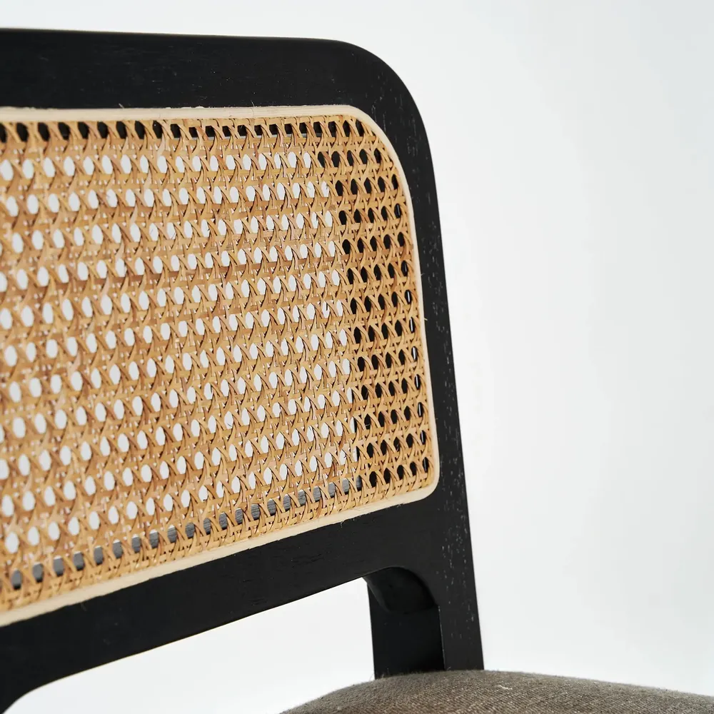 Tabourets - Tabouret en bois d´hévéa blanc 46x52x107 cm - VICAL